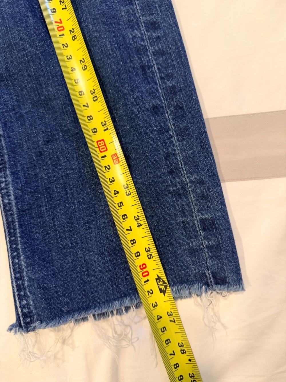 MOTHER Denim - Mid Rise Dazzler Ankle Fray - Size 29 - Picture 3 of 6